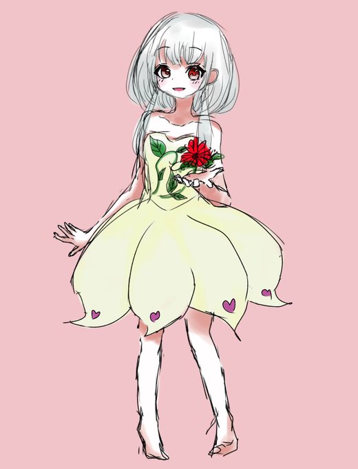 花の擬人化のtwitterイラスト検索結果