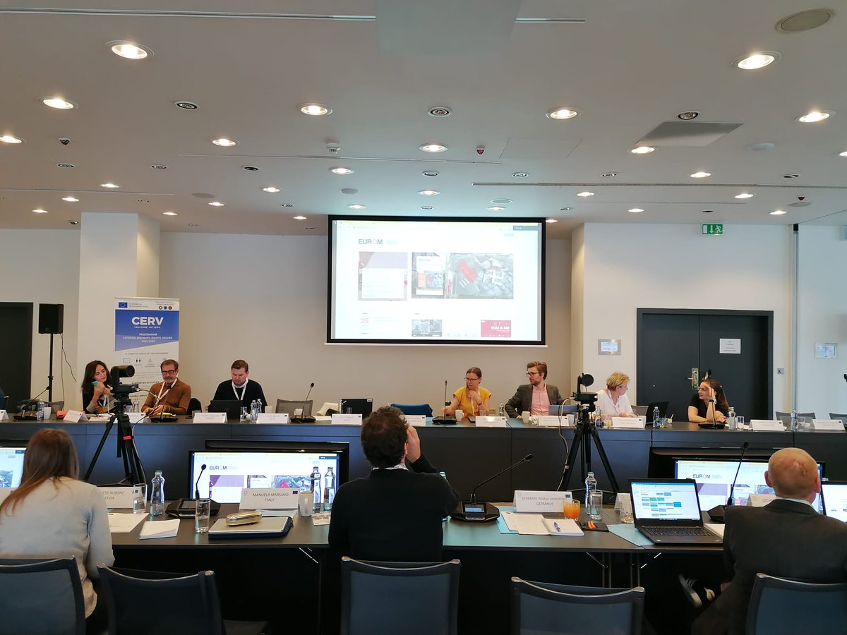 euromemories's tweet photo. #EUROMNetwork⚡️ Today we are in #Prague to present our project as a beneficiary organization of the #CERV programme @EU_Justice @EU_Commission  during the conference of National Contact Points held in the frame of the Czech Presidency of the Council of the EU @EU2022_CZ https://t.co/HIqaLLIMlV