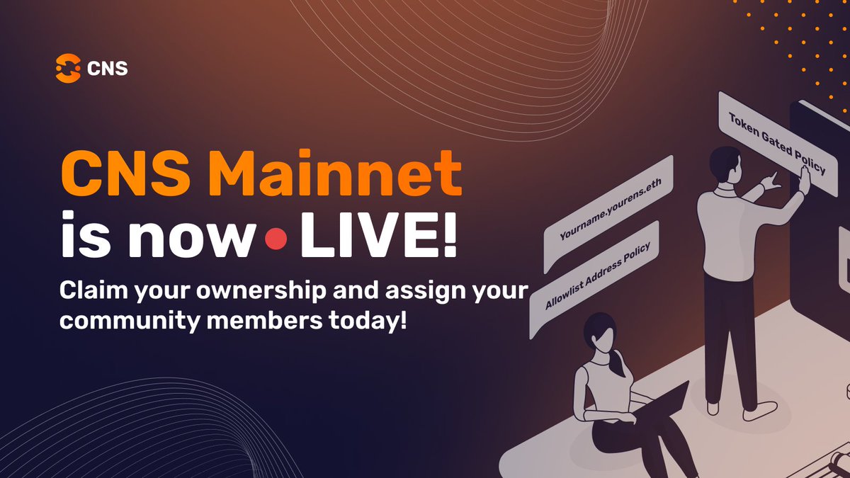 CNS: Community Name Service (LIVE!) tweet media