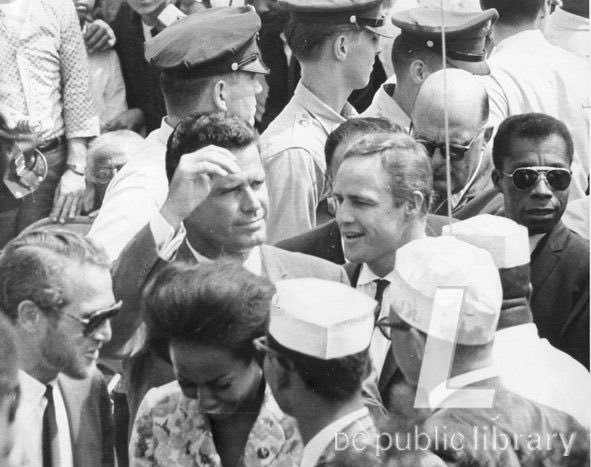Trending James Garner, along with Diahann Carroll, Paul Newman, Marlon Brando and James Baldwin bringing Hollywood to the March on Washington, 1963.