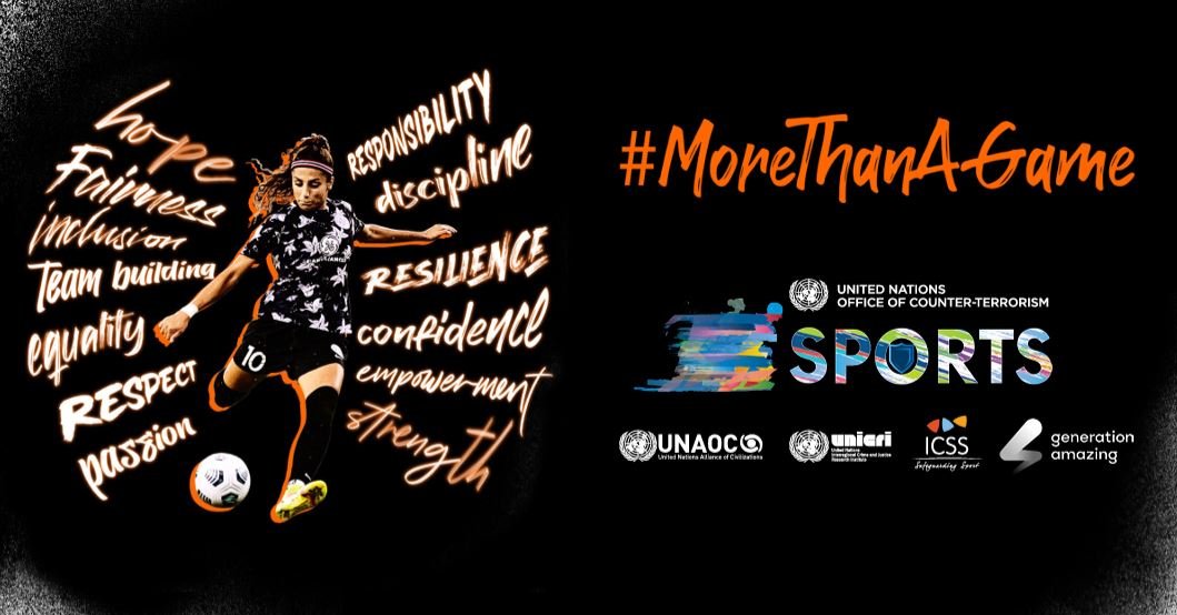 UN_OCT's tweet photo. Launched today, the #MoreThanAGame campaign promotes the potential of sport as a force for good through the stories of athletes and inspiring youth from around the🌍
An initiative of @un_oct Global Sports Programme @unaoc @unicri @The_ICSS w/ @ga4good
👉https://t.co/42aaE8423K https://t.co/27nBu5xNoh