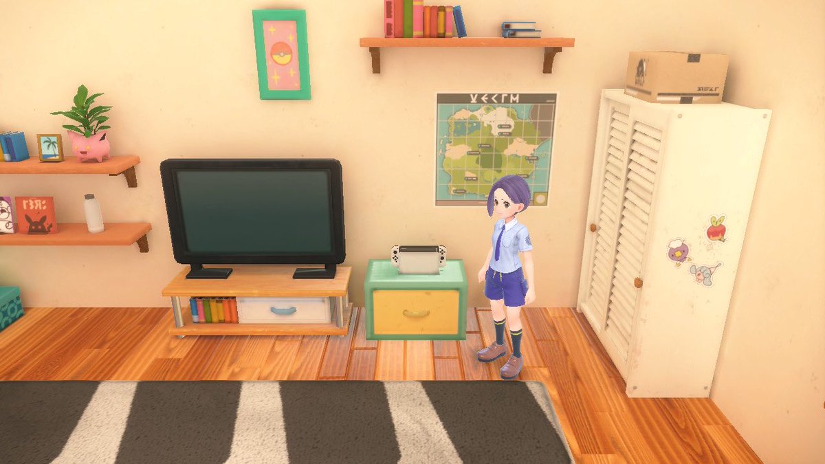 S4yaaaa38hcs's tweet photo. 有機ELモデルだった❗️❗️
もしかしてswitchの種類によって違ったりしてません?!

#PokemonViolet 
#ポケモンバイオレット
#ポケモンSV https://t.co/3ct37qPUOy