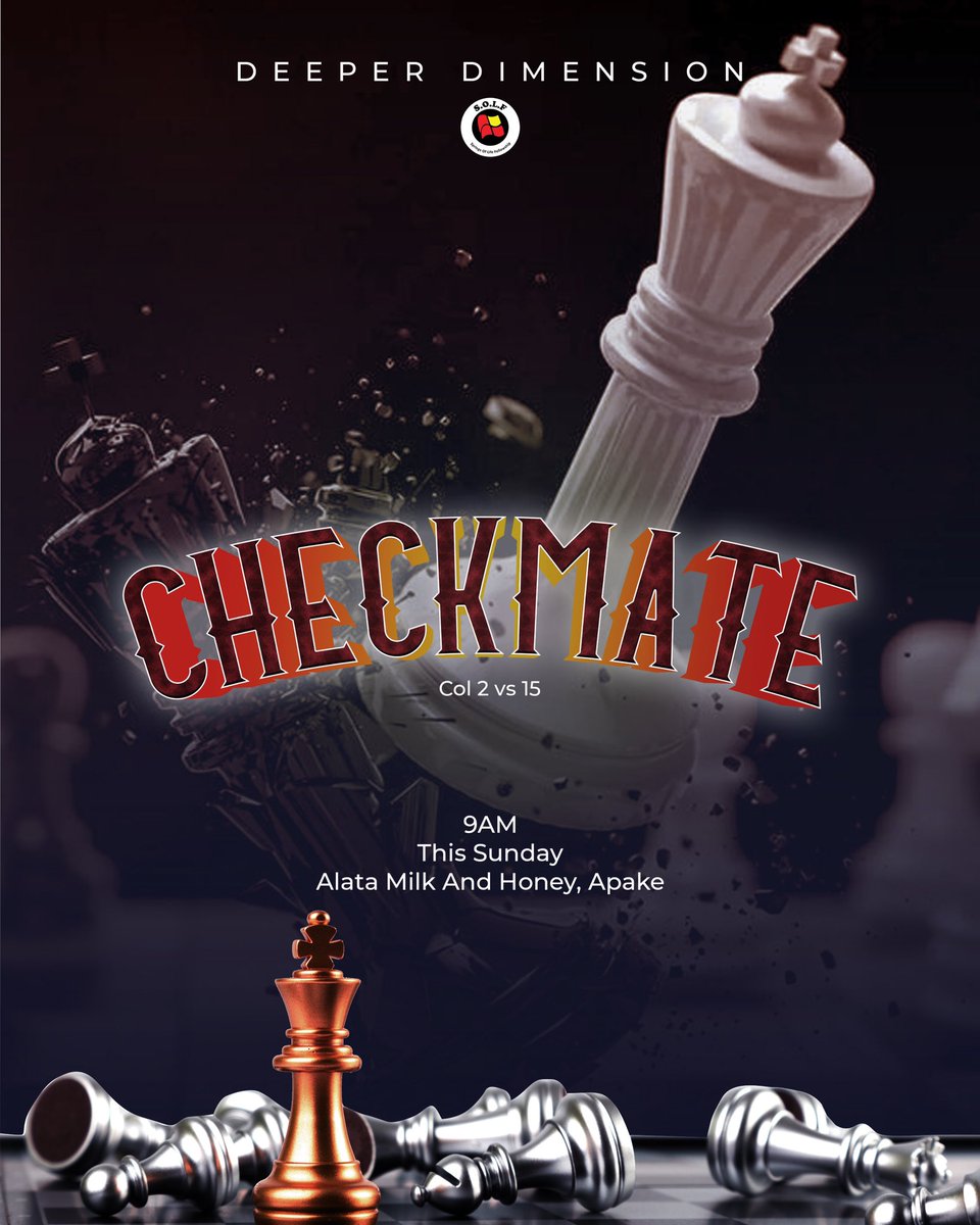 Solflautech_'s tweet photo. Who's ready for deeper dimension on Sundayyyyyyyyyy
Checkmate! 🙌🏼
Life is like chess 🤗#KeepOnWinning
Don’t overthink it. keep calm and have as much fun as you can while winning your dreams. Evil schemes against you? God has your back. https://t.co/9aZMrb4akA