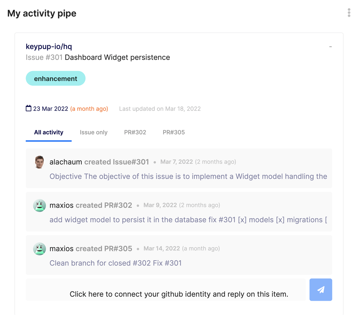 Keypupio's tweet photo. New from our @Keypupio 2.0 insight library ๐: Activity Pipe
Template providing all unclo...
https://t.co/RoLKL0rLKD
https://t.co/Vj3WpZFn2i
#DORAmetrics #developers #cto #scrummasters #cto #productmanagers #devops #devopsmanager #devopsengineer #awscloudengineer #devopslife https://t.co/pVVp0G1E3A