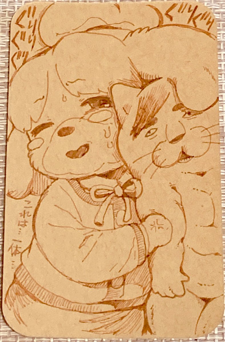 久しぶりに描くしずえに何をさせてるのかわからない https://t.co/vKFr7AMv4L 