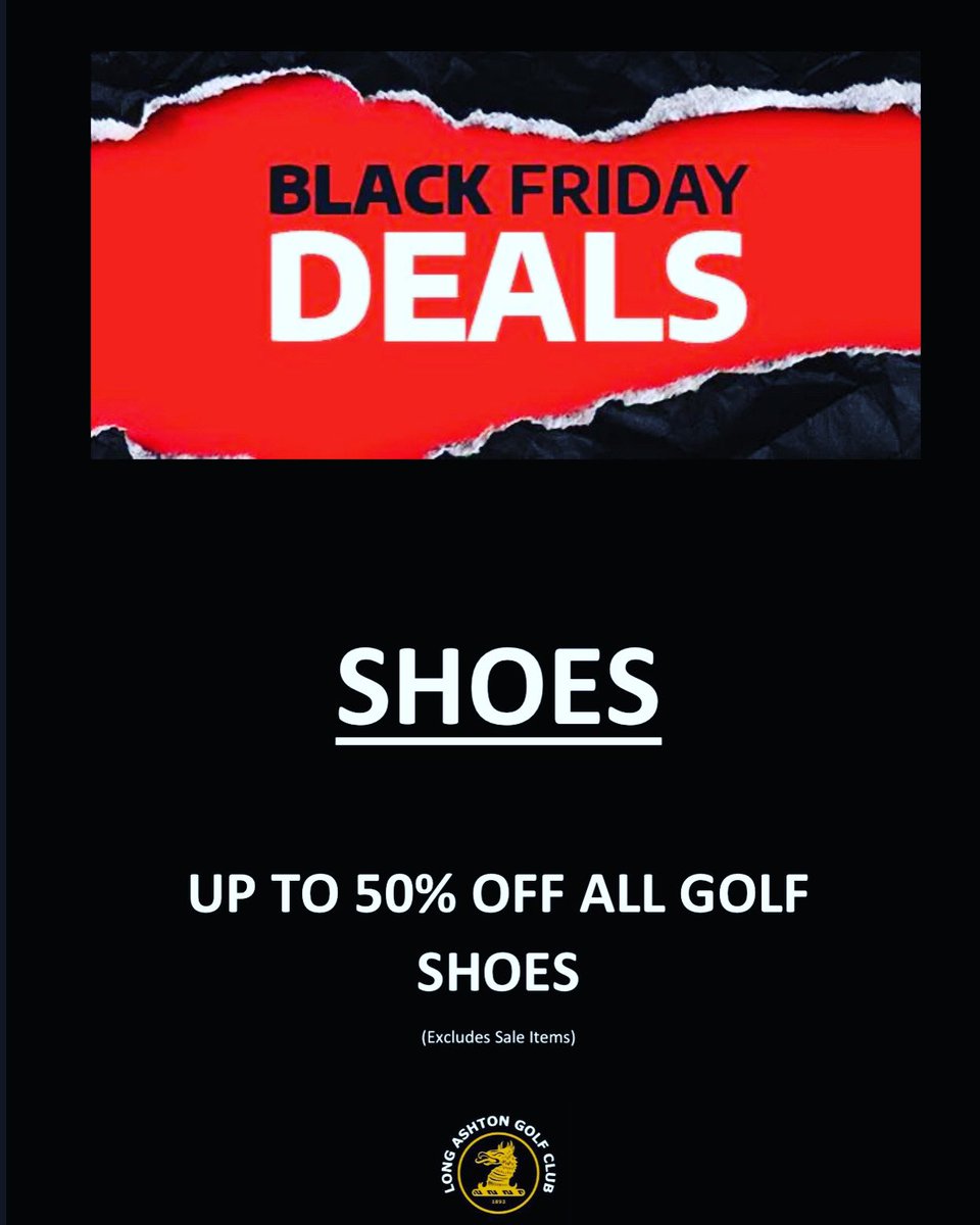 Some more deals to look out for next Friday 👀⬛️

#Blackfridayiscoming <a href="/LongAshtonGolf/">Long Ashton Golf Club</a>
