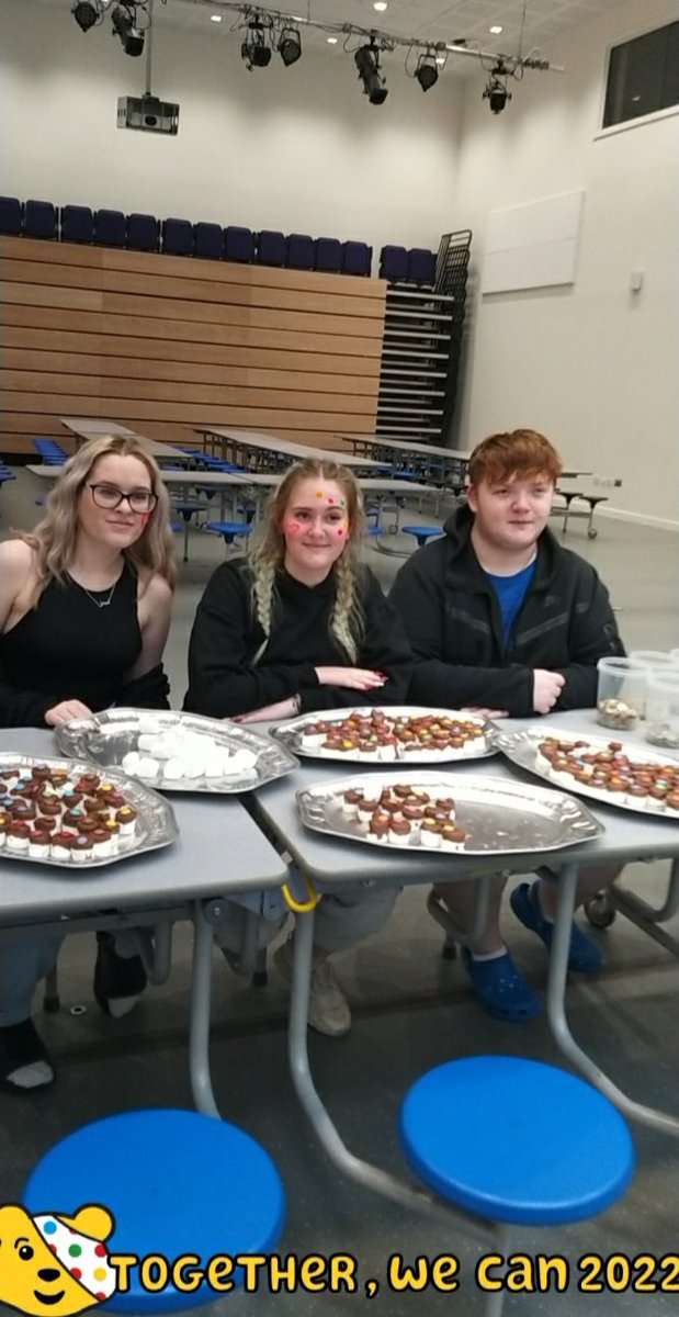 thank you all who bought our top hat treats at break time and helping us raise money for charity ❤#ChildrenInNeed2022 #elginhighschool