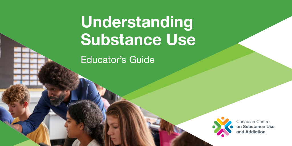 CCSACanada's tweet image. The #EducatorsGuide helps #educators and youth allies better understand #SubstanceUse health. It provides the knowledge and tools to navigate conversations and support students. Learn More:  bitly.ws/vatT
