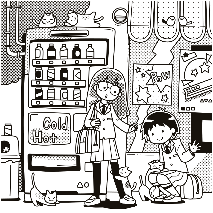 #このタグを見た人は自分が描いたモノクロ絵を貼れ まちがいさがし問題用 