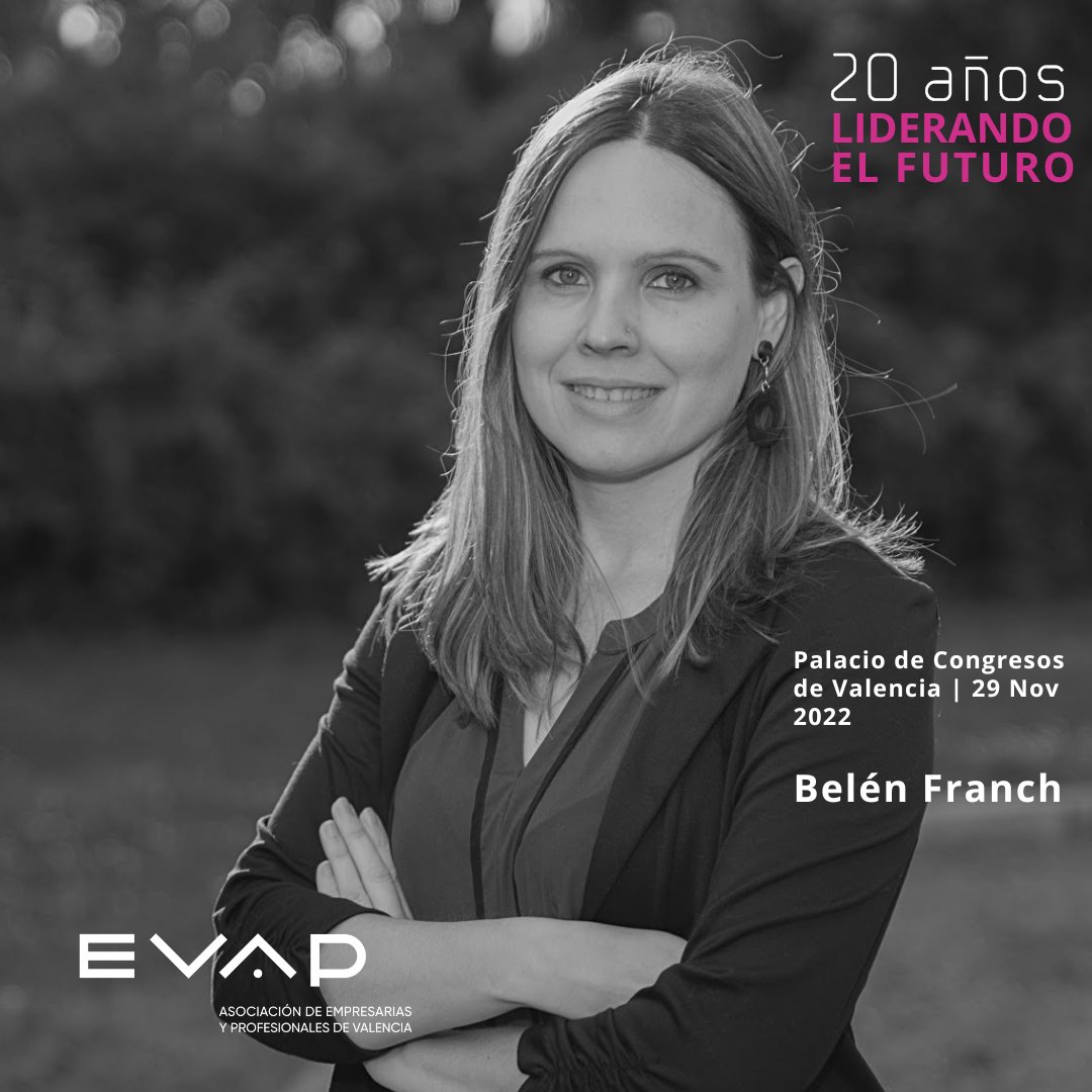 EVAP (@evapasociacion) on Twitter photo 👩🔬#LiderandoElFuturo en la ciencia.
¿Cuál será, en los próximos años, el papel de la mujer en la ciencia?
4 Científicas de altura nos contarán qué viene en los próximos años en el sector científico.
Modera: <a href="/Angela_Prez/">Angela Pérez</a>
📍29Nov <a href="/PalcongresVLC/">PalacioCongresosVLC</a>
✍️ forms.gle/PbryemNKF8pu3h… 👩🔬#LiderandoElFuturo en la ciencia.
¿Cuál será, en los próximos años, el papel de la mujer en la ciencia?
4 Científicas de altura nos contarán qué viene en los próximos años en el sector científico.
Modera: <a href="/Angela_Prez/">Angela Pérez</a>
📍29Nov <a href="/PalcongresVLC/">PalacioCongresosVLC</a>
✍️ forms.gle/PbryemNKF8pu3h…