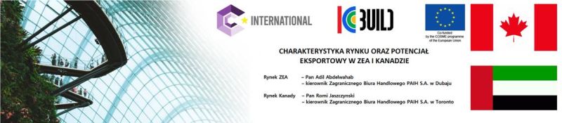 ic_build's tweet photo. On behalf of the Staropolskiej Izby Przemysłowo-Handlowej w Kielcach, we kindly invite entrepreneurs from the construction industry, members of the cluster, to participate in the workshop "Market characteristics and export potential in the UAE and Canada". @SIPH36695039 #ESCP4i https://t.co/OjVJ6MzlL2