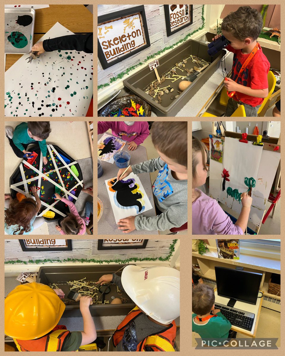 Dinosaurs have entered Room 5!  Our palaeontologists have been busy the past couple weeks.  Take a look! 🦕 🦖 #Kindergarten <a href="/TVDSBKinder/">TVDSBKindergarten</a>