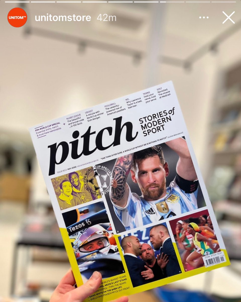 The second issue of Pitch has landed @unitomstore - one of our favourite stores. pitch-mag.co.uk