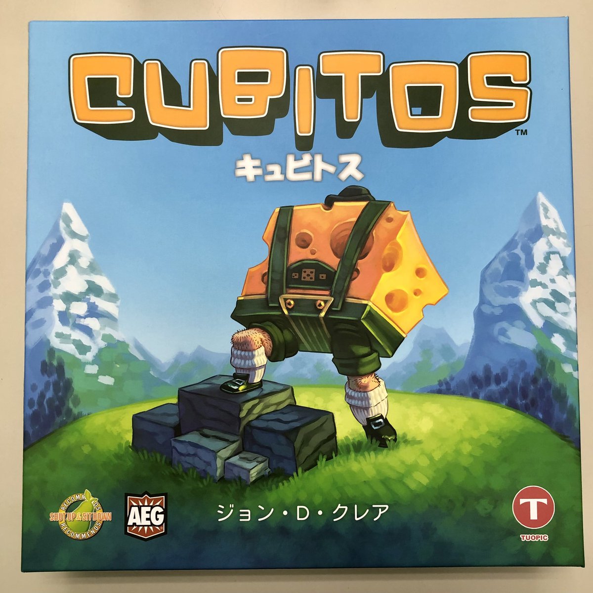 gamefun19's tweet photo. キュビトス
Cubitos
4人、ｲﾝｽﾄ込80分位

デッキ構築レースゲーム🧀ダイスジャラジャラとお買い物で段々拡大していく感じが楽しい✨いかに強コンボきめるか、カード能力の理解が超重要かなー🌝

#ボードゲーム #boardgames https://t.co/ZYIN5JM33Q