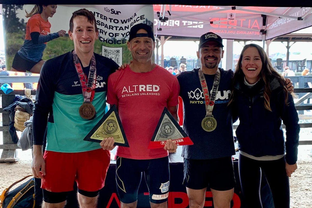 GroundPoundr11's tweet image. YES! It’s @SpartanRace weekend! Like last year, NC will be cold! 24 degrees 🥶 at the start! #ThatsRacing The @SurPhyto Tent will be at the festival area- stop by and say hello &amp;amp; let’s talk about the power of #AltRed and #Immunity - and even a NEW 🚨 item. Get it @XAVIERJOEYJOE