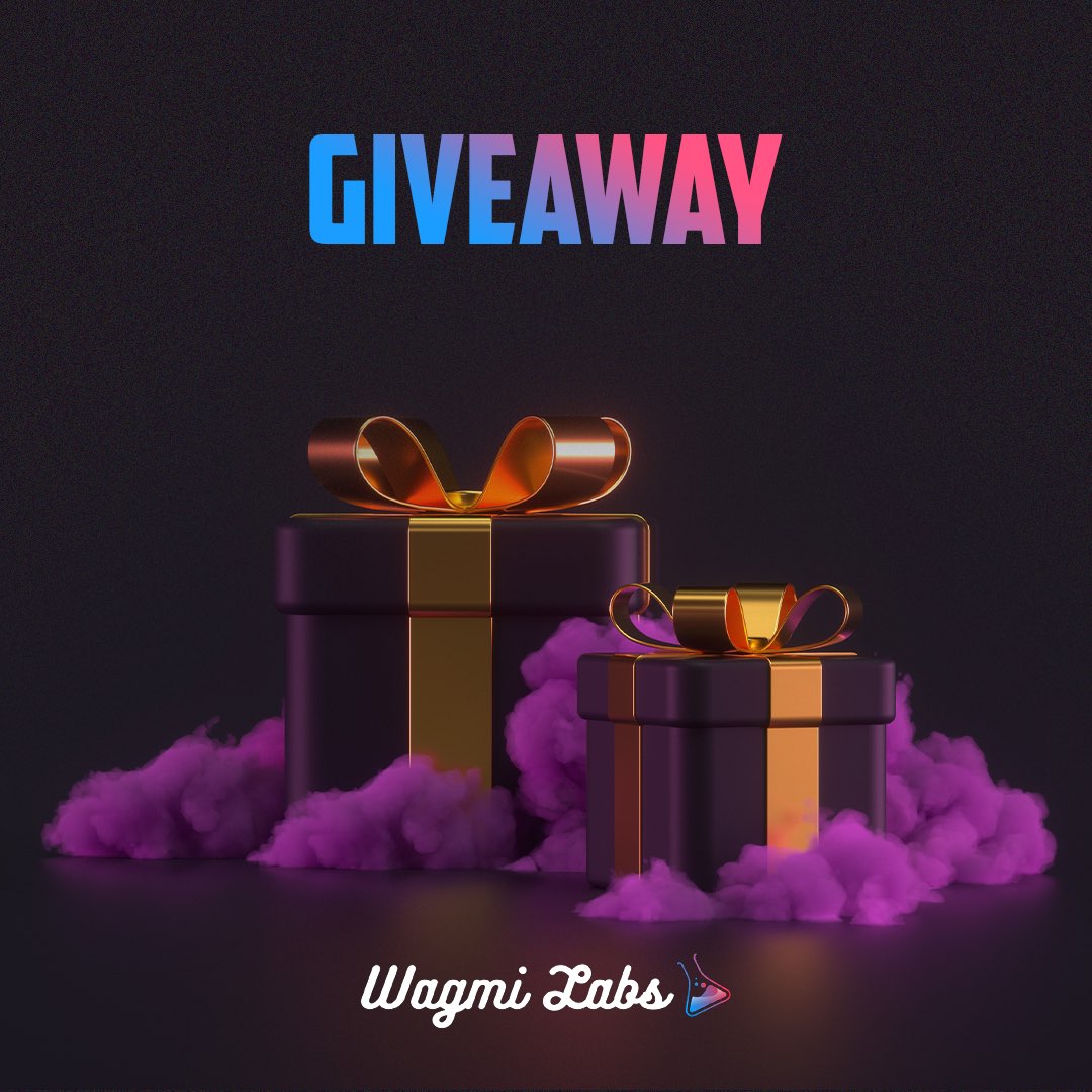ethxcollabs's tweet photo. We are happy to announce that we are hosting a collab giveaway with @Wagmi_labs

Prizes:
@wagmi_labs WL spots
10 WL spots

To participate:
1. Follow @wagmi_labs &amp; @ethxai
2. Like ❤️ RT 
3. Tag 3 friends 

24h ⏰ https://t.co/Nf7y7BBCxq