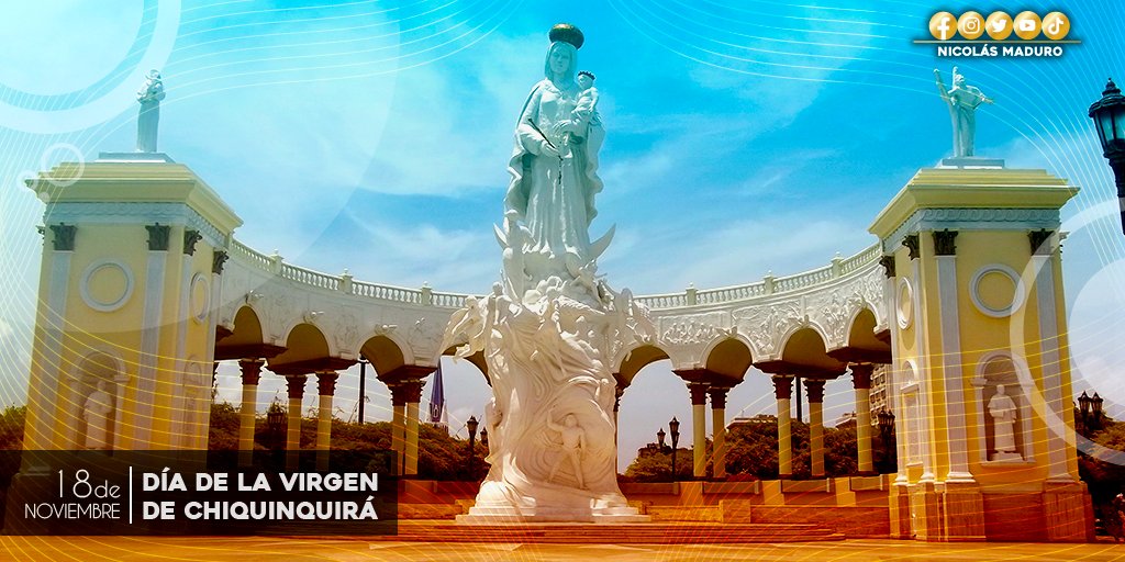 En adoración, nos unimos junto al Pueblo zuliano que celebra, con fervor cristiano, el día de su patrona, Nuestra Señora de Chiquinquirá. ¡Adorada Madre, pura y compasiva, hoy como siempre, me pongo en tus manos, bendícenos con tu luz divina!