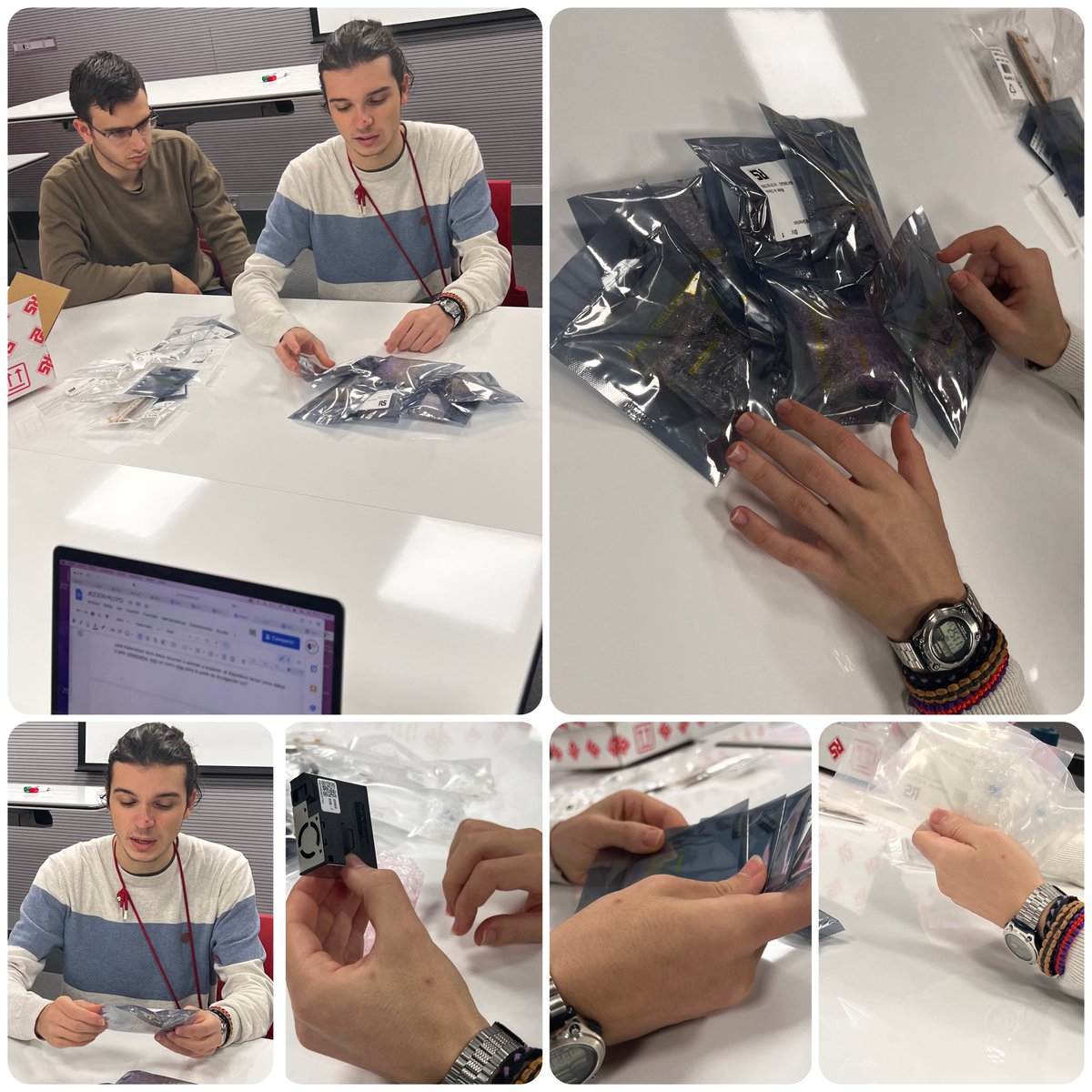 ETSIDI_UPM's tweet photo. Preparando el material para las estaciones de medición de calidad ambiental #LavapiesEnPositivo #comunidad #ESNUESTRO #ConectaETSIDI https://t.co/AB2aLBAwaK