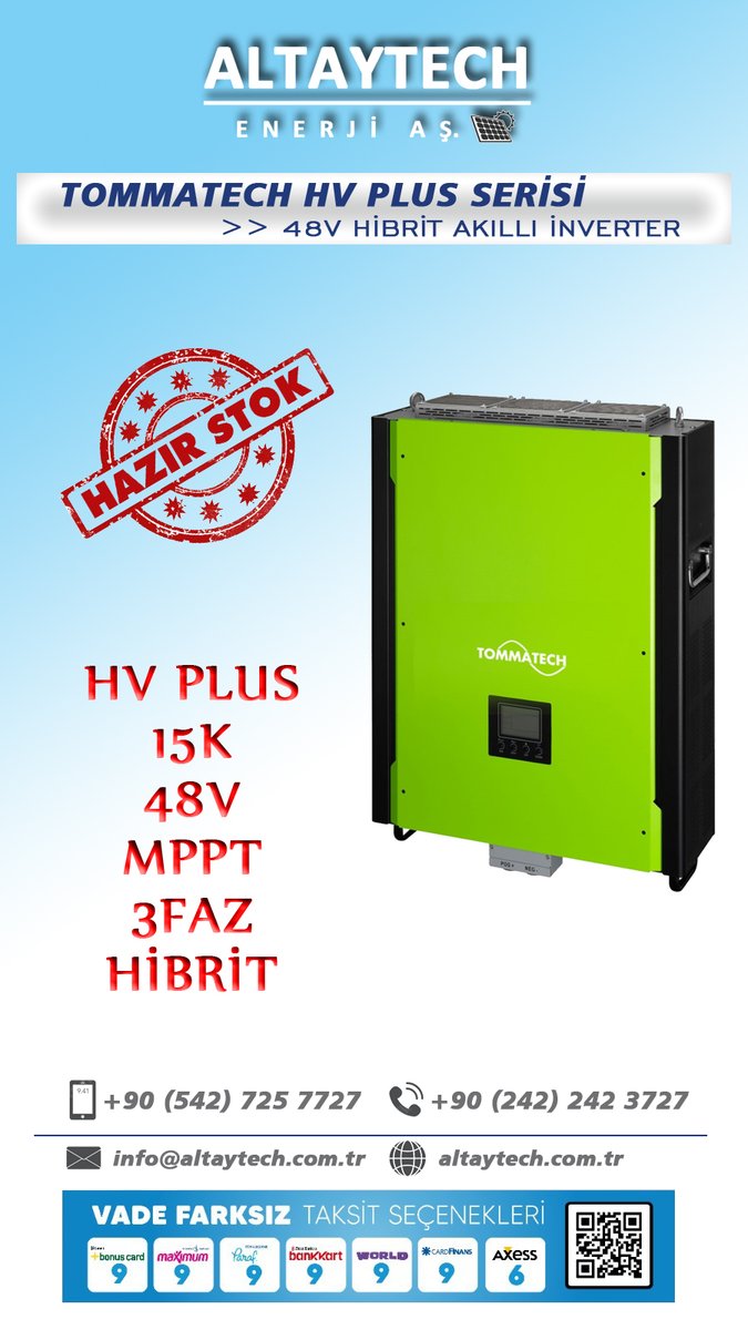 Altaytech solar sistem ürünlerinin tedariğinde her zaman en uygun fiyat garantisi ile yanınızda... #güneşpaneli #solarpanel #güneşenerjisi #elektriküretimi #güneşenerjilisulama #solarwaterpumping #güneşpanelisulama #solarenergy #solarpower #powersolar #solar
