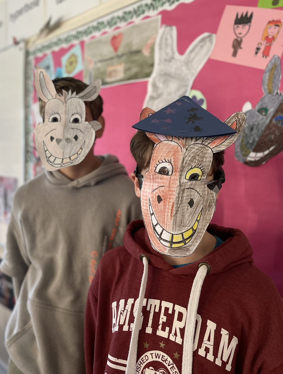 SECEnglishDept's tweet photo. “Bless thee, Bottom; bless thee. Thou art translated!” Today, Year 8 explored transformation in A Midsummer Night’s Dream. Great fun and awesome mask creations! #SECEnglish #SECSenior #SECDiscover https://t.co/TQ6helZK0y