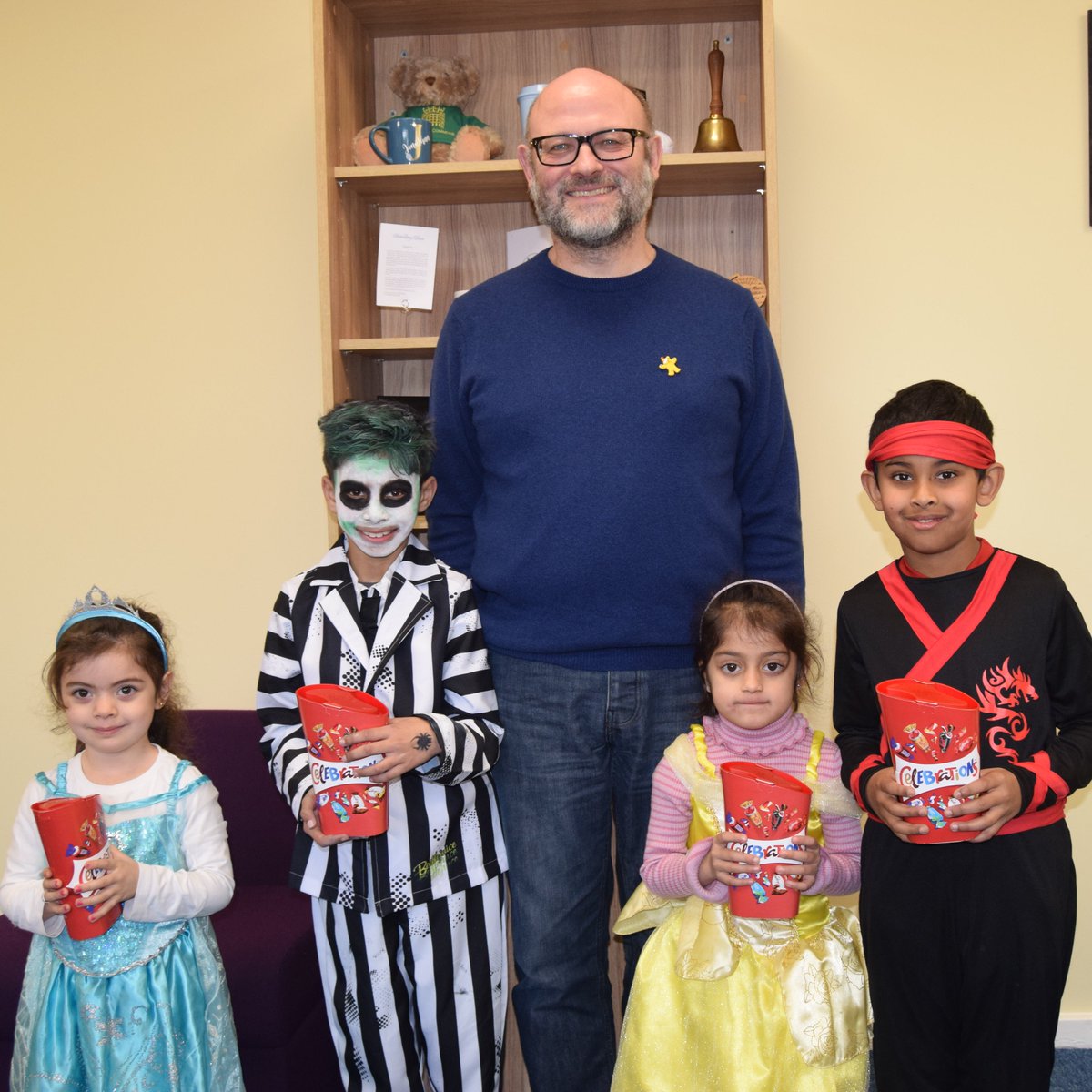 Winners of the Children in Need fancy dress competition!