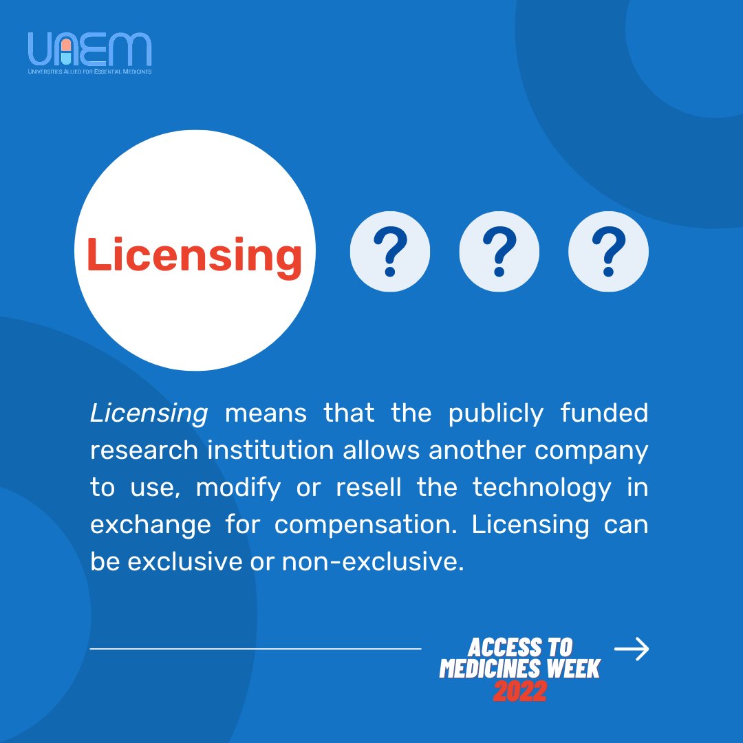uaem's tweet photo. Why does UAEM advocate for ETAF?✊🏽

Technology transfers can happen through several different pathways. By addressing all of these modalities, ETAF ensures public access to these life-saving, public-funded, health technologies that are developed at universities.  

#Access2Meds https://t.co/DFvcLjRN6P