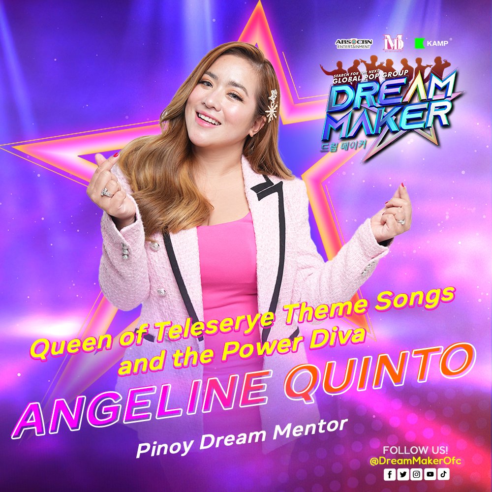 DreamMakerOfc's tweet photo. Annyeonghaseyo (안녕하세요), Pinoy Dreamers!

Kilalanin ang ating 62 Dream Chasers kasama ang ating Power Diva and Pinoy Dream Mentor, ANGELINE QUINTO sa #DreamMaker! 🧡💜

Follow and subscribe na!
🔗 Facebook: https://t.co/r71ttZpZy2
🔗 YouTube: https://t.co/2LfTRYyIr0 https://t.co/ymKHyUYu4m
