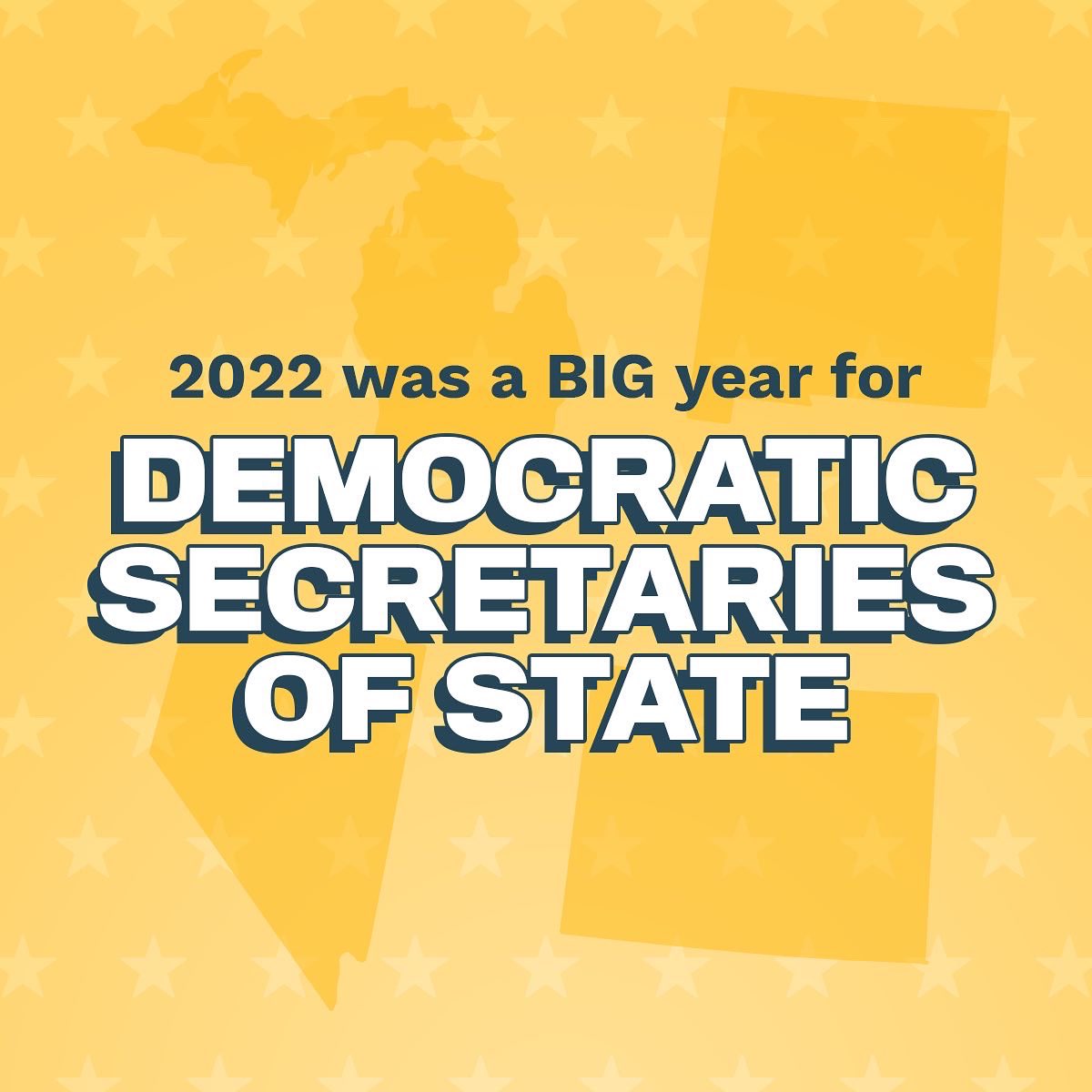Thenext50Us's tweet image. Investment in Secretary of State races - often well before other Democratic organizations - was a hallmark of the 2022 cycle for The Next 50. We are proud that @JenaGriswold @CiscoForNevada @JocelynBenson @NMSOSMaggie all won and thankful that election deniers did not.