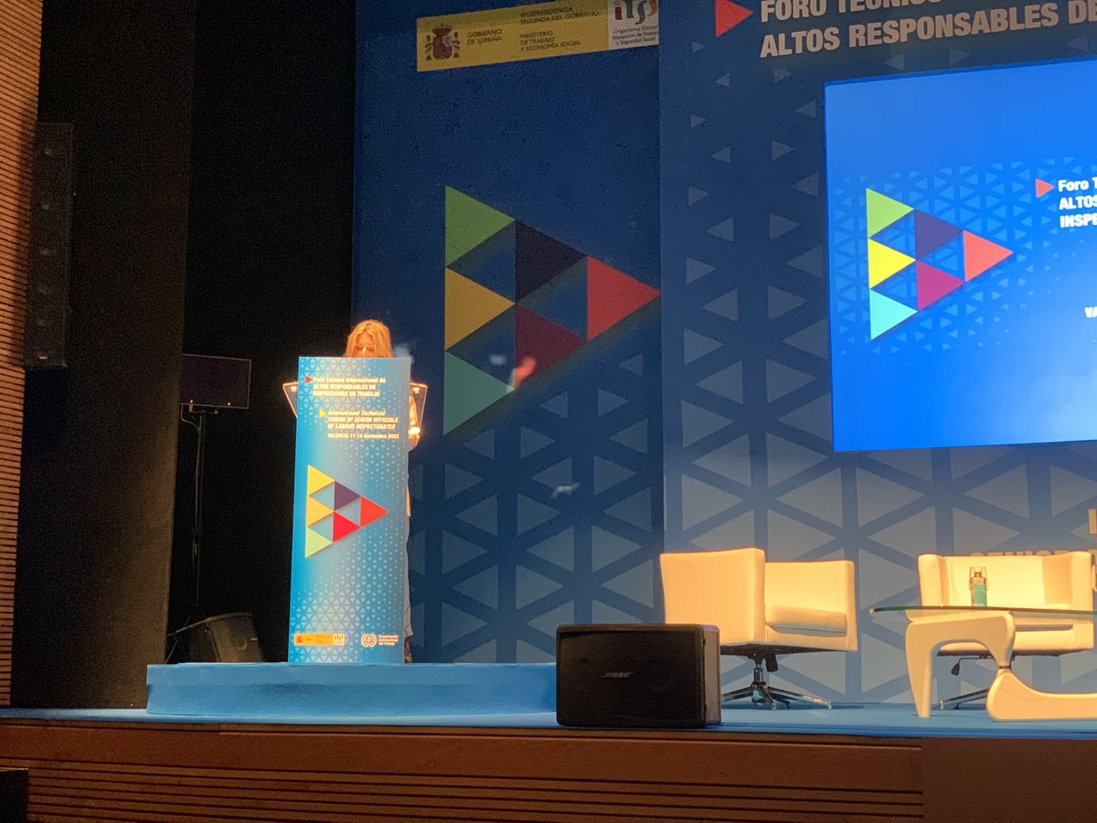 Verapaquete's tweet photo. Forum closed by the @ilo DG #Spain Labour Minister & Social Economy @Yolanda_Diaz_ President of #Valencia government @ximopuig. #labour_inspection should be at the center of #decent_work. @felixpeinado @JPintadoNunes @cbuenop @MartinMurphyILO @DrMariaNeira https://t.co/qLNurV0IK6