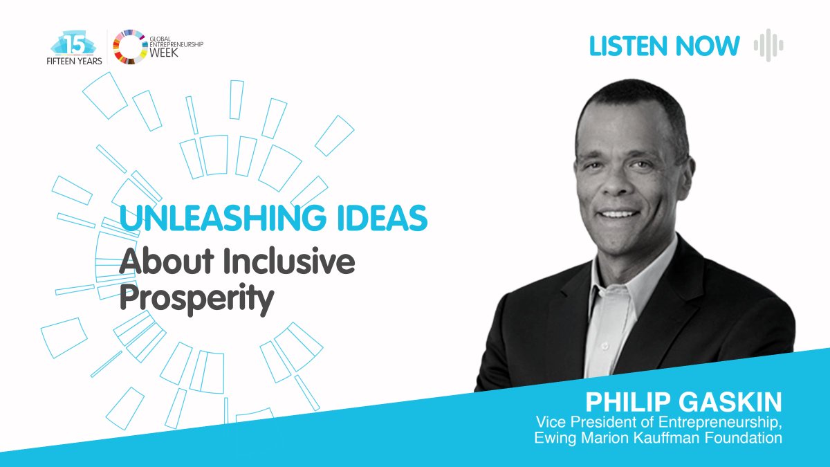 unleashingideas's tweet photo. .@Phil_Gaskin, VP @KauffmanFDN joins @Jortmans to discuss inclusive prosperity + whether or not the economy is on the verge of transformational change. 

🎧 https://t.co/WC3Ira35xc 

#GEW2022 #UnleashingIdeasPodcast https://t.co/nFreKXsBRv