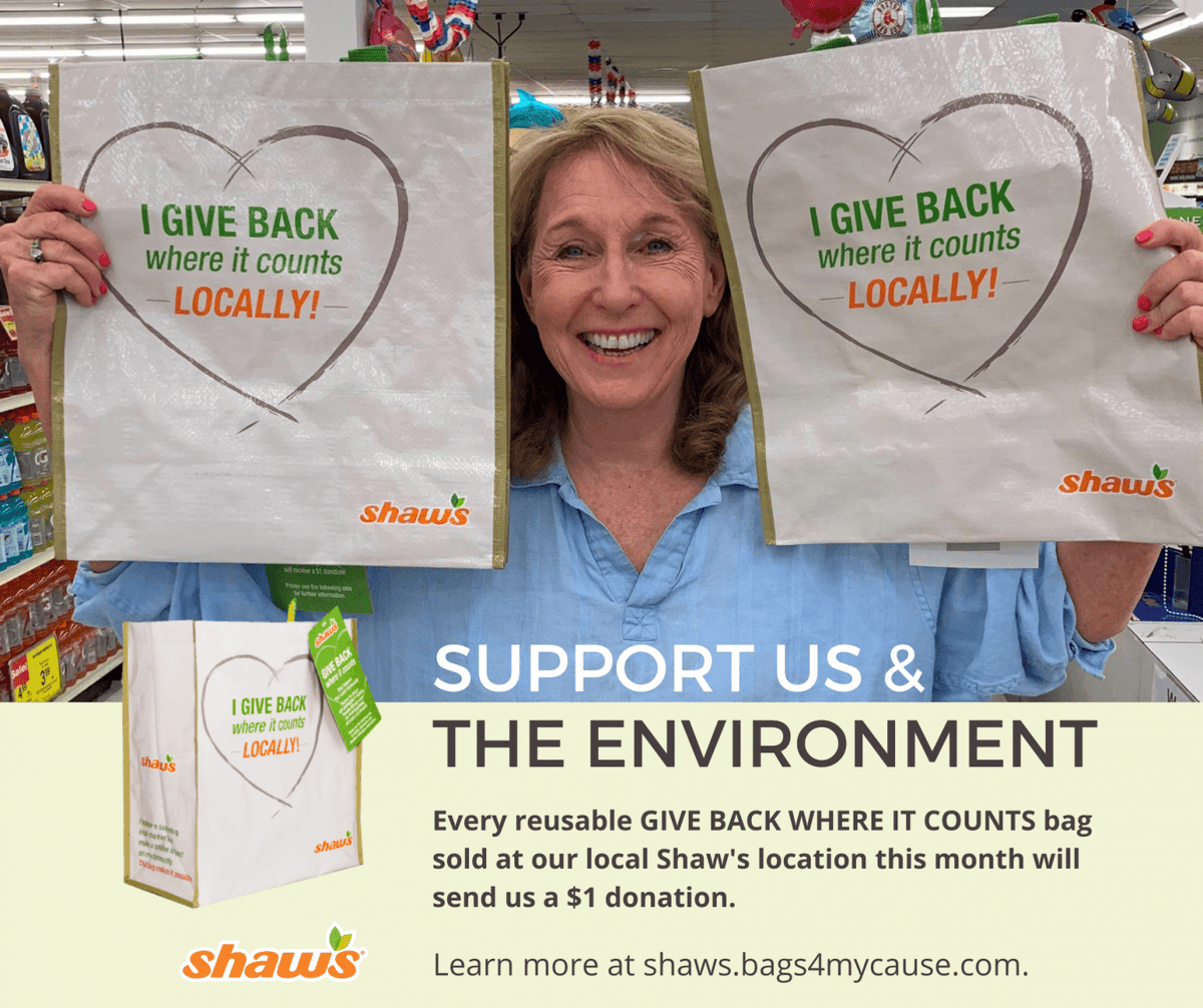 ESWAorg's tweet photo. Thanksgiving is next week; please keep us in mind when shopping for your feast! This November, ESWA's #MealsOnWheels will  receive $1 from every $3 #GiveBackWhereItCounts Bag sold at the #ShawsSupermarket 50 Boston Turnpike Rd. in #ShrewsburyMA. https://t.co/0AvUJ4tpdM
