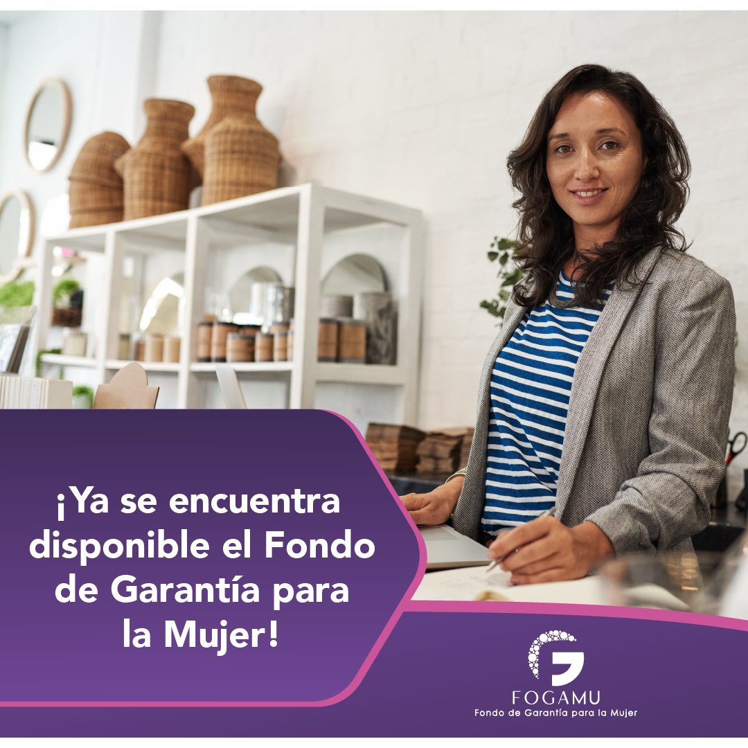 FGarantia's tweet photo. Ya se encuentra disponible el Fondo de Garantía para la Mujer (FOGAMU).

Todas las mujeres interesadas pueden acceder a la web de la AFD para conocer más detalles 👩🏻🇵🇾       

Acá te contamos un poco más al respecto👇🏿
https://t.co/G7nXCD4Aeb https://t.co/q3mi8kPp1h