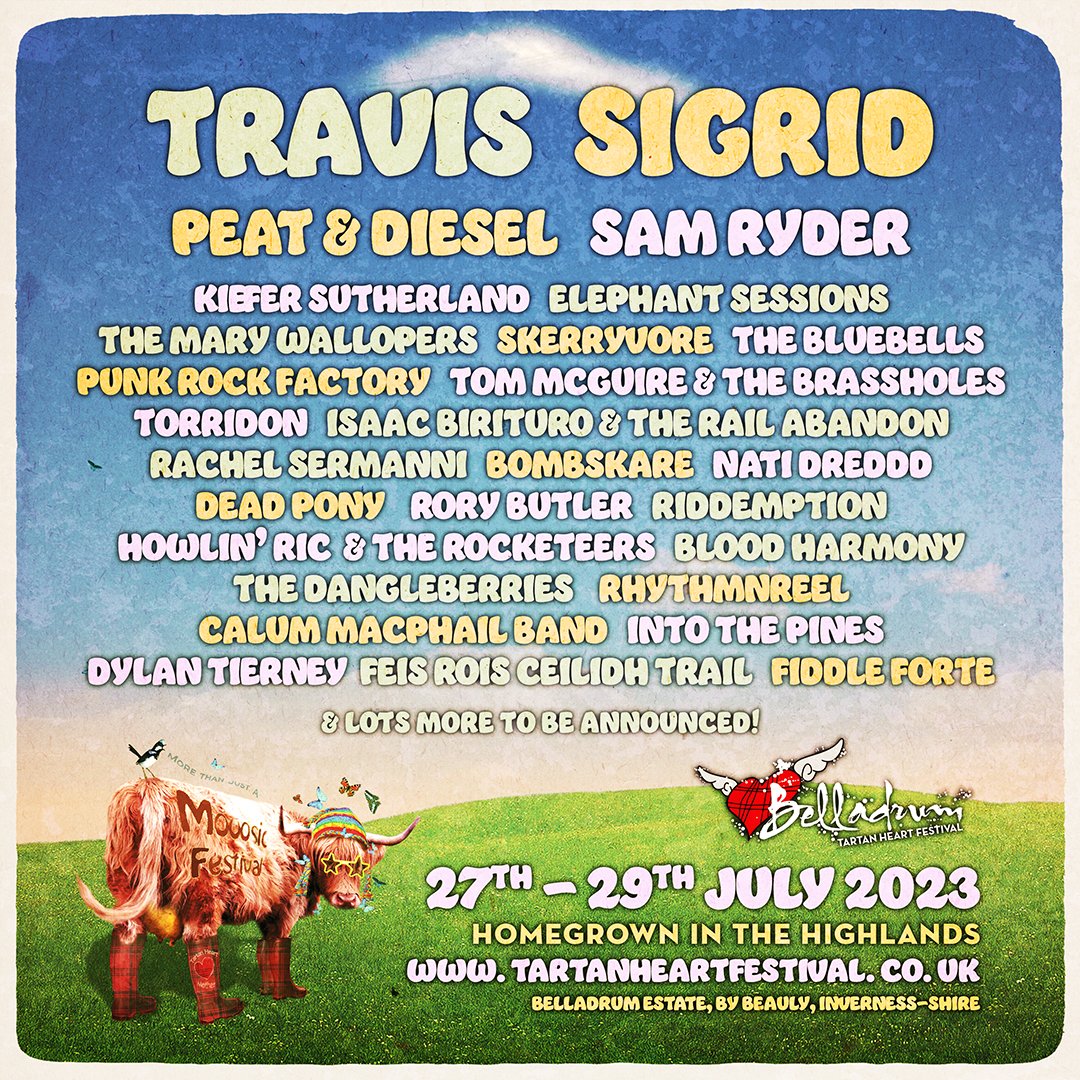 RoarButler's tweet image. Well this is quite the line up.  Happy to be a part of @BelladrumFest  next summer....and nice to make the poster! 
Ticket links below:
linktr.ee/RoryButlerOffi…