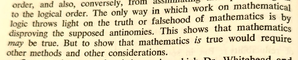 Siberque's tweet image. Bertrand Russell en "Logical Positivism"
