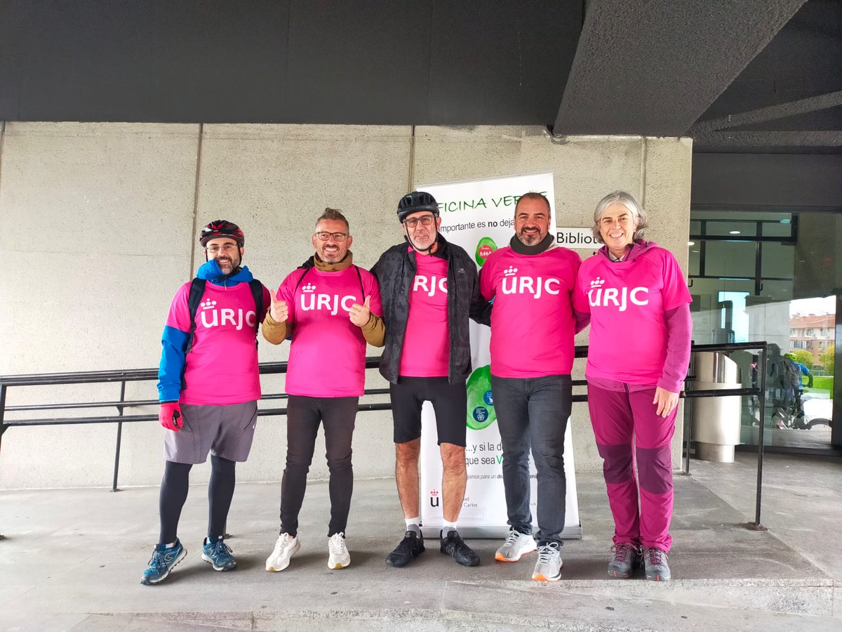 🚴Hoy hemos contado con representantes de la URJC y de los <a href="/AytoFuenlabrada/">Ayuntamiento de Fuenlabrada</a> y <a href="/AytoAlcorcon/">Ayuntamiento de Alcorcón</a> que han realizado la Ruta ciclista intercampus que une los distintos campus de la universidad. <a href="/ofiverdeURJC/">Oficina Verde URJC</a>