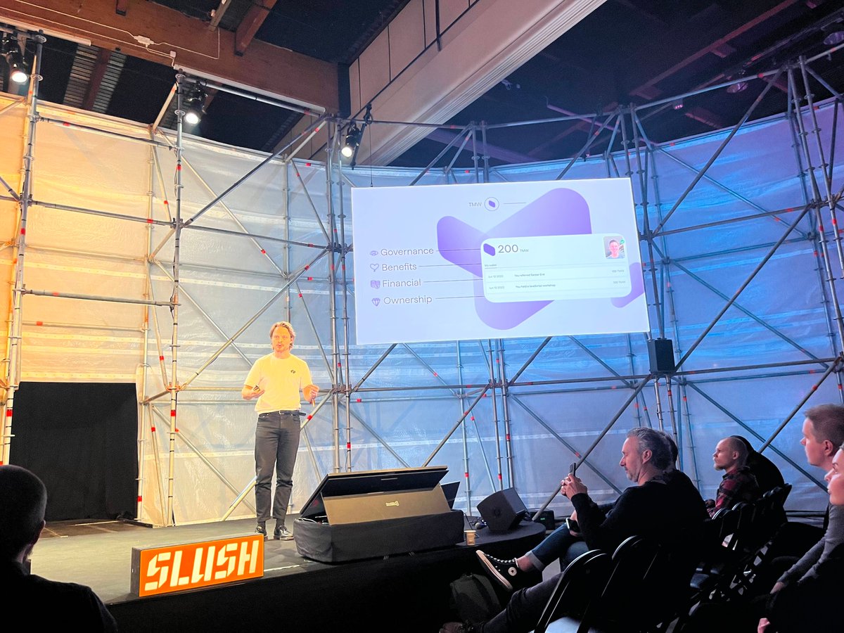 TheTeamway's tweet photo. Until next time…. keep your eyes open for the recorded @SlushHQ session with Teamway CEO @norgaardsoren Nørgaard, coming soon! 👀
#slush #slush2022 #startup #nordics #teamway #web3 #community https://t.co/CvOKTlA38F