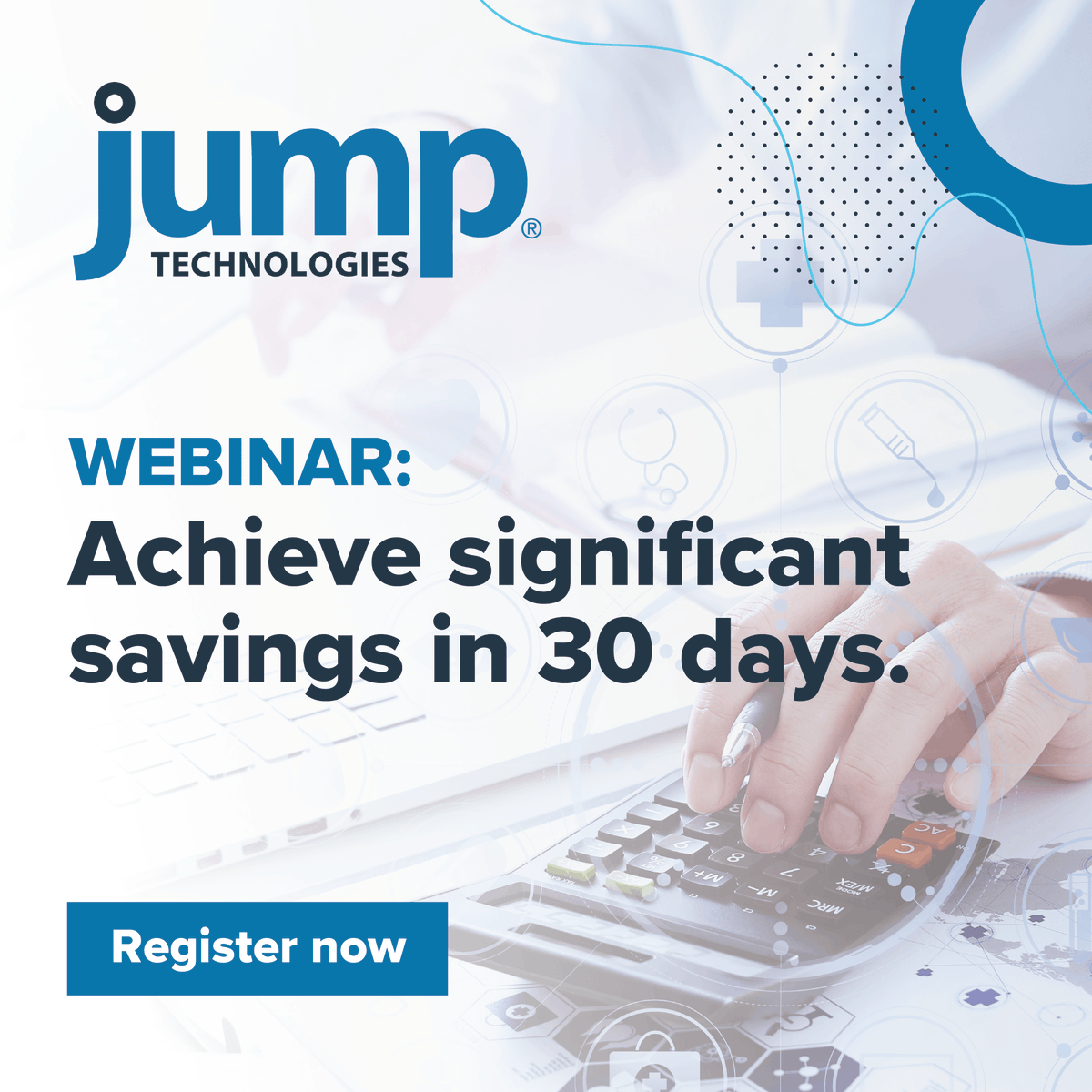 JumpTechNews's tweet photo. With the right tools and strategies, your hospital can improve financial performance in less than 30 days. Curious how? Sign up for our Nov. 30 webinar. https://t.co/RZj1IupMZk  #webinar #healthcaresupplychain #healthcare #finance https://t.co/1sEnnNUmtN