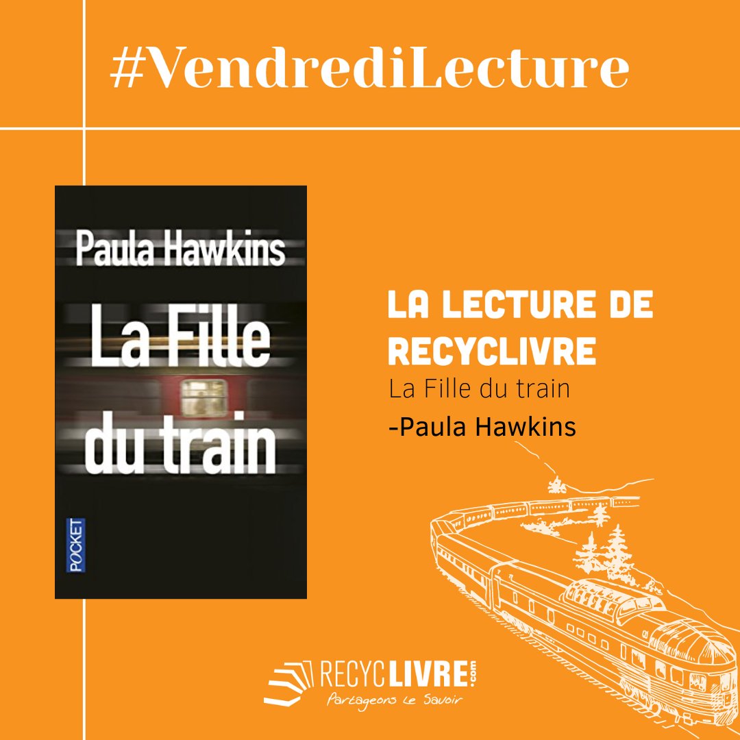 #VendrediLecture

Ce thriller nous fait goûter avec bonheur au train-train quotidien d'une jeune femme qui, pour rompre la monotonie des trajets jusqu'à son travail, cultive le mystère autour d'une maison et du couple qui l'habite. 🧐🚊

#recyclivre #book #occasion #bookaddict