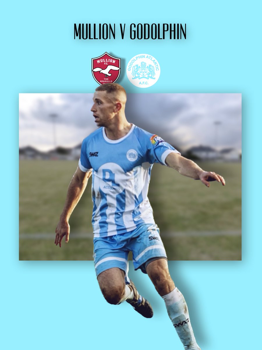 WeAreGodolphin's tweet photo. TOMORROW ⏳
THIS SATURDAY WE ONCE AGAIN GO HEAD TO HEAD WITH @MullionFC but this time in the @swpleague
KICK OFF 2:15 @ Clifden Parc
#UPTHEG https://t.co/lT1woxR57P