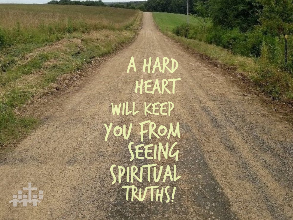 centralwiredorg's tweet photo. “A hard heart will keep you from seeing spiritual truths.”

#hardheart #focus #spiritualtruths https://t.co/KLoxSSiyTq