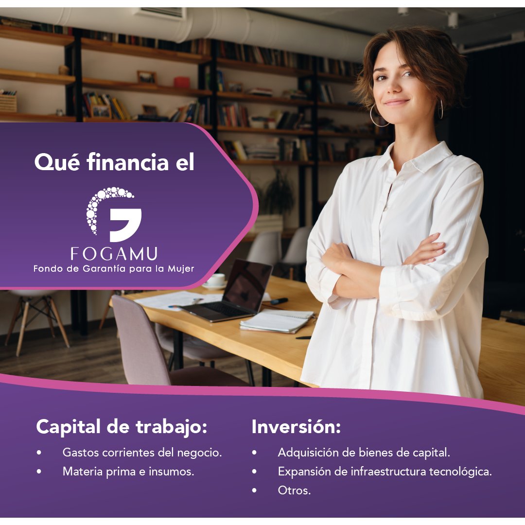 FGarantia's tweet photo. Conocé qué se puede financiar con FOGAMU y cómo funciona este Fondo de Garantía para la Mujer. https://t.co/6IKXka4t0D