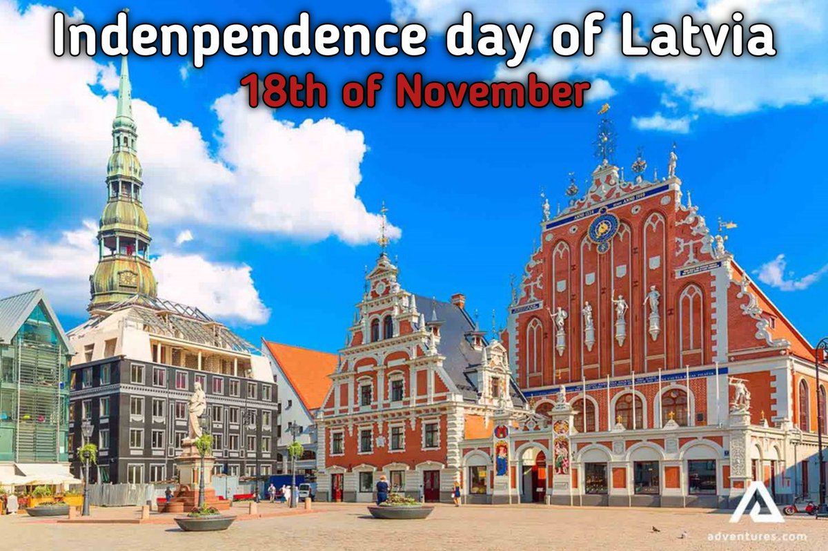Hungarisnt's tweet photo. Tonight we're celebrating Independence day of Latvia! 🇱🇻

Latvia get their independence 18th of November 1918 and on this date we can celebrate that Latvia is still independent and be part of EU and NATO!

Heja Latvija! 🇱🇻 https://t.co/mguOizvtZD