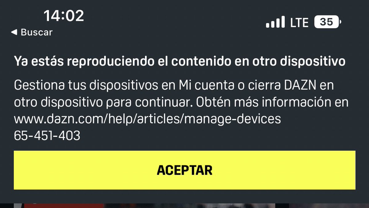 NicoKosmic's tweet photo. Solo uso un dispositivo y me salta siempre lo mismo.. @DAZN_ES soy una vergüenza entre esto.. la publicidad y la mala calidad de imagen.. https://t.co/IskmfTDChQ