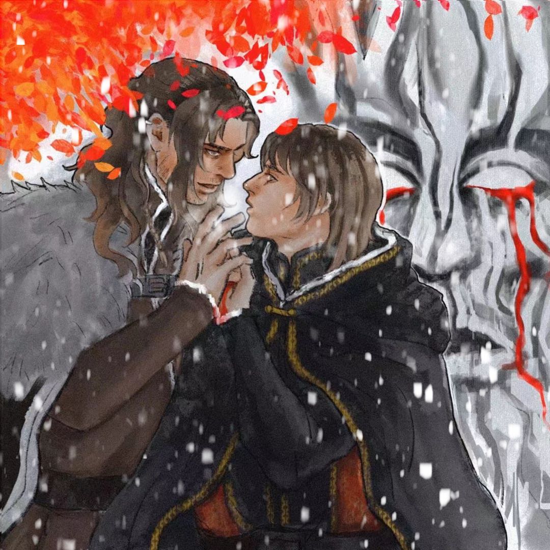 RaccoonSpencer's tweet photo. The first song of ice and fire.
Cregan Stark/Jacaerys Velaryon
#Jacegon #HOTD https://t.co/0c2s3GsGtK