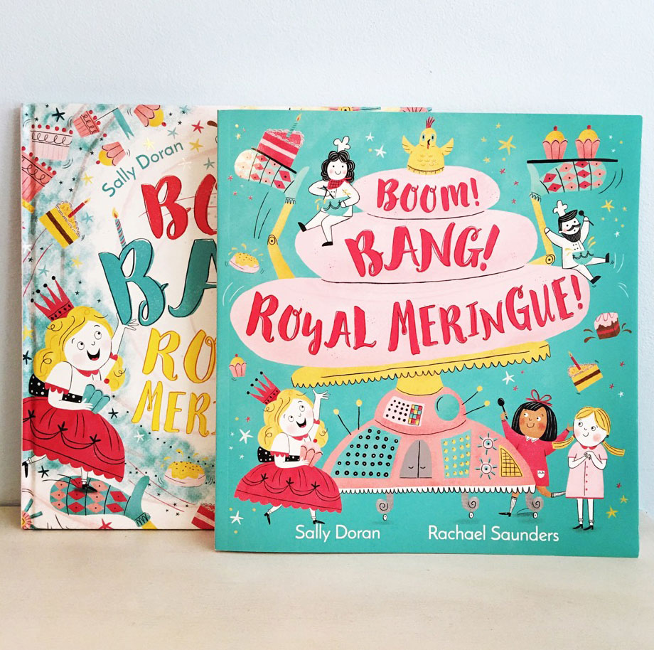 Who caught Boom! Bang! Royal Meringue! This morning on <a href="/milkshake_tv5/">milkshake tv</a>  ‘s Story Den? 📺 lovely to see <a href="/RachaeISaunders/">Rachael Saunders</a> illustrations on the box! 

You can still catch it on catch up if you missed it on My5 👀 

#illustration #illustrator