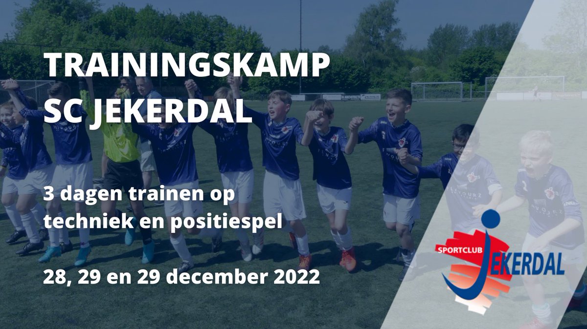 Op 27, 28 en 29 december organiseren wij ons eerste voetbaltrainingskamp. Meer weten en aanmelden? Kijk op scjekerdal.nl/voetbaltrainin…