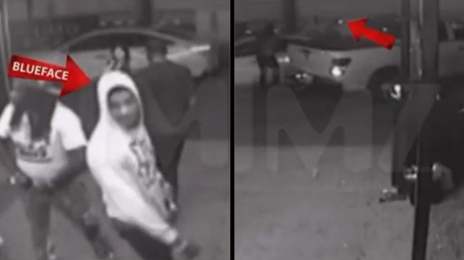 rapmais on Twitter: "Vídeo mostra Blueface atirando contra carro horas