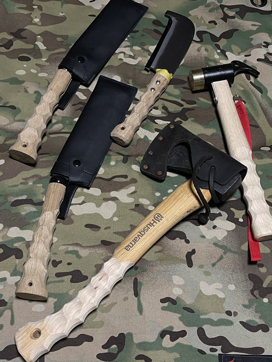 nomads_camp's tweet photo. オーダーとストック分の切削作業終了。

#名栗加工
＃キャンプギア
#ハスクバーナ https://t.co/CFstEvLaPP