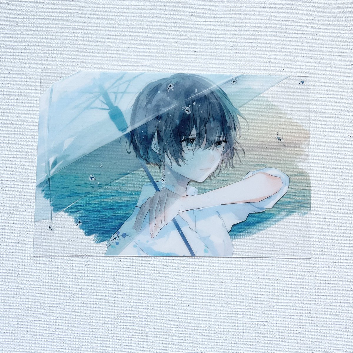 「#デザフェス56透明ポストカードたち 」|萩森じあのイラスト