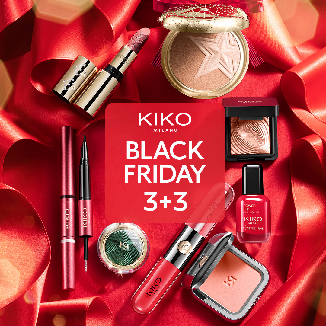 Buy 3, get 3 for free on all our products with #KIKOBlackFriday! 🛍️ Shop now before stocks run out! Valid online and in stores till 27.11 bit.ly/KIKOBlackFrida…
